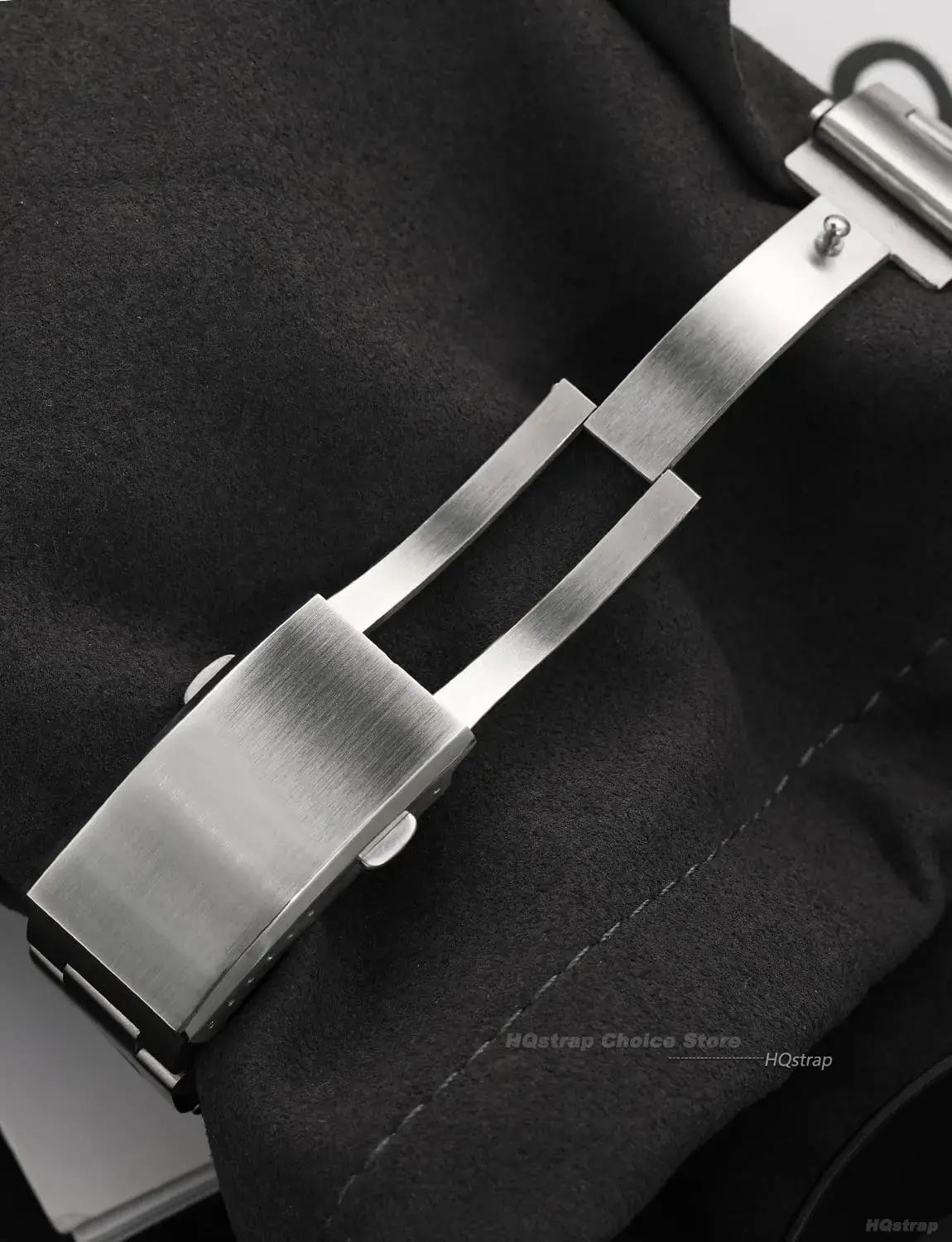 18mm 20mm 22mm Extended Fold Silver Stainless Steel Clasp For Seiko Watch