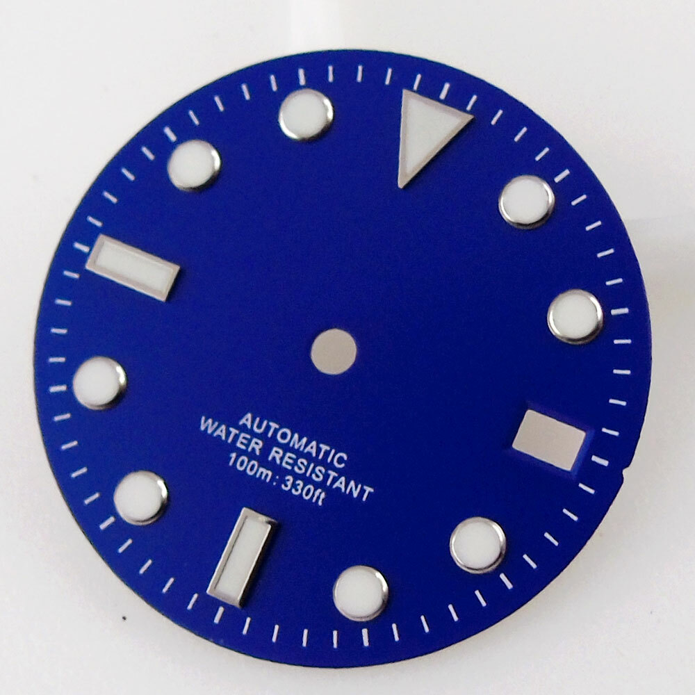 28.5mm Watch Dial For NH35/ETA 2824/Miyota 8215/DG 2813/ST 1612 Black/White/Blue