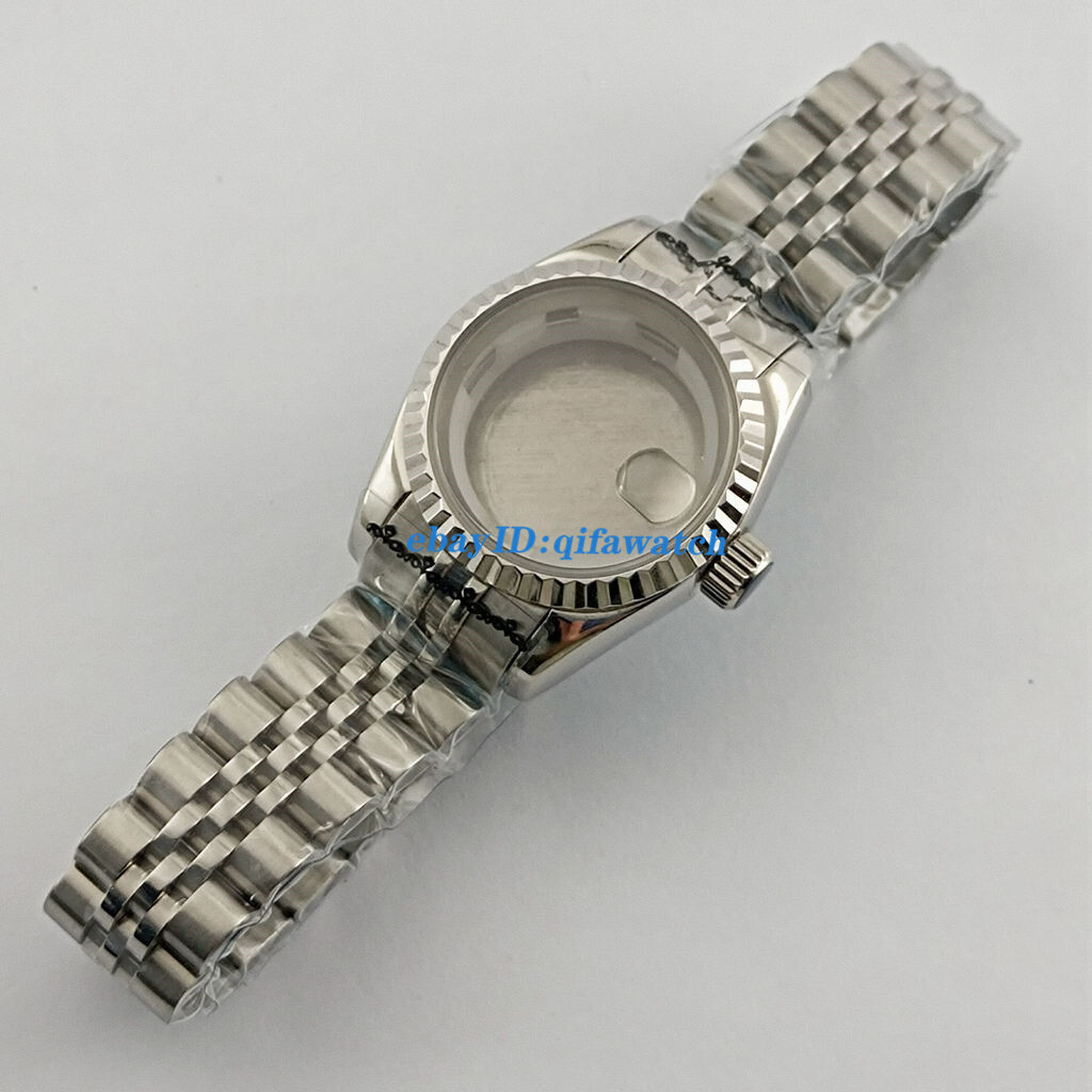 26mm Silver Gold Watch Case Sapphire Glass Fit NH05 NH06 Movement Accessories