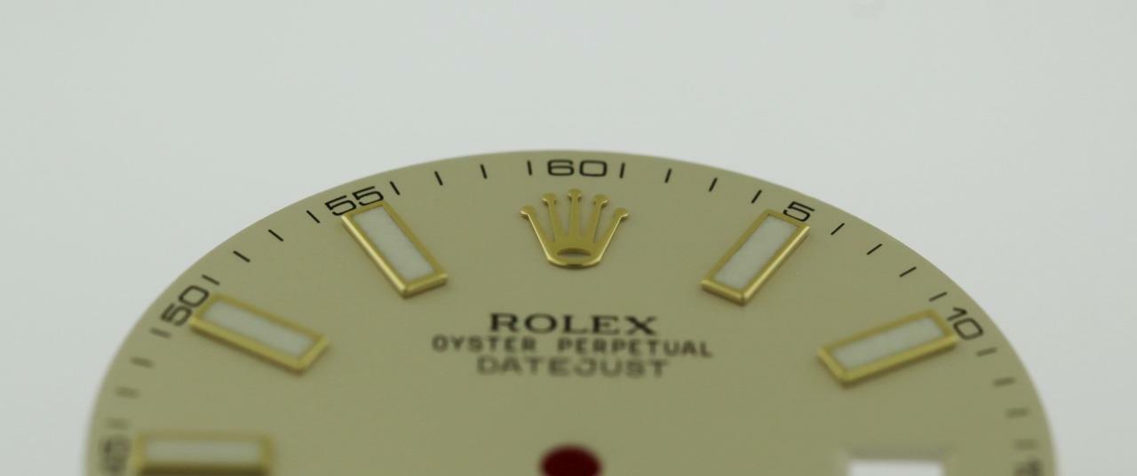 Original Men Rolex Datejust II 116303 116333 Ivory Luminous Stick Dial 2/T #P37