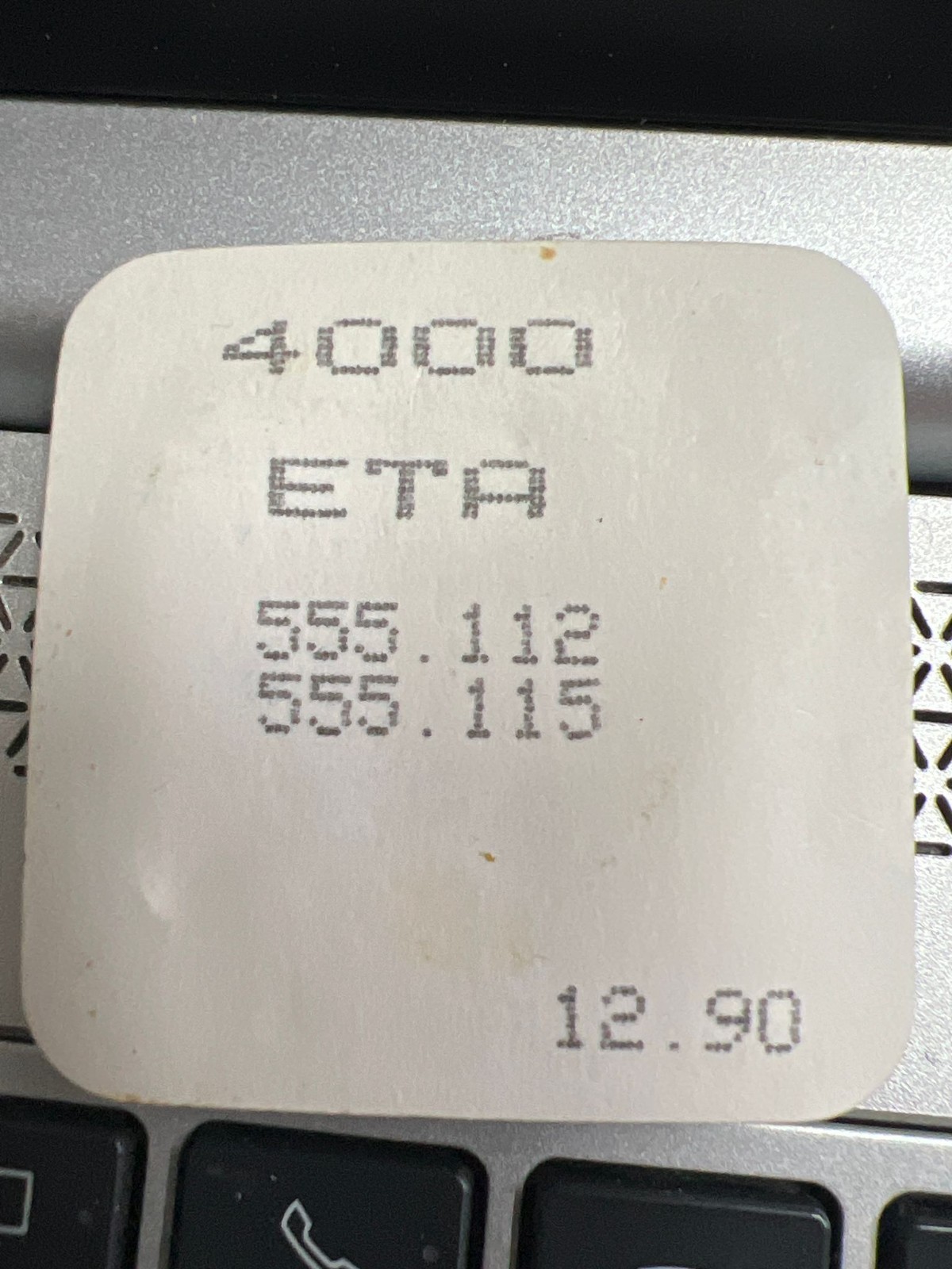 ETA Electronic module ETA 555.112 ETA 555.115 PART 4000