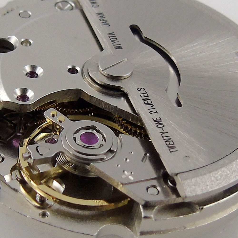Japan Miyota 8215/821A Automatic Movement White/Black Date Wheel High Accuracy