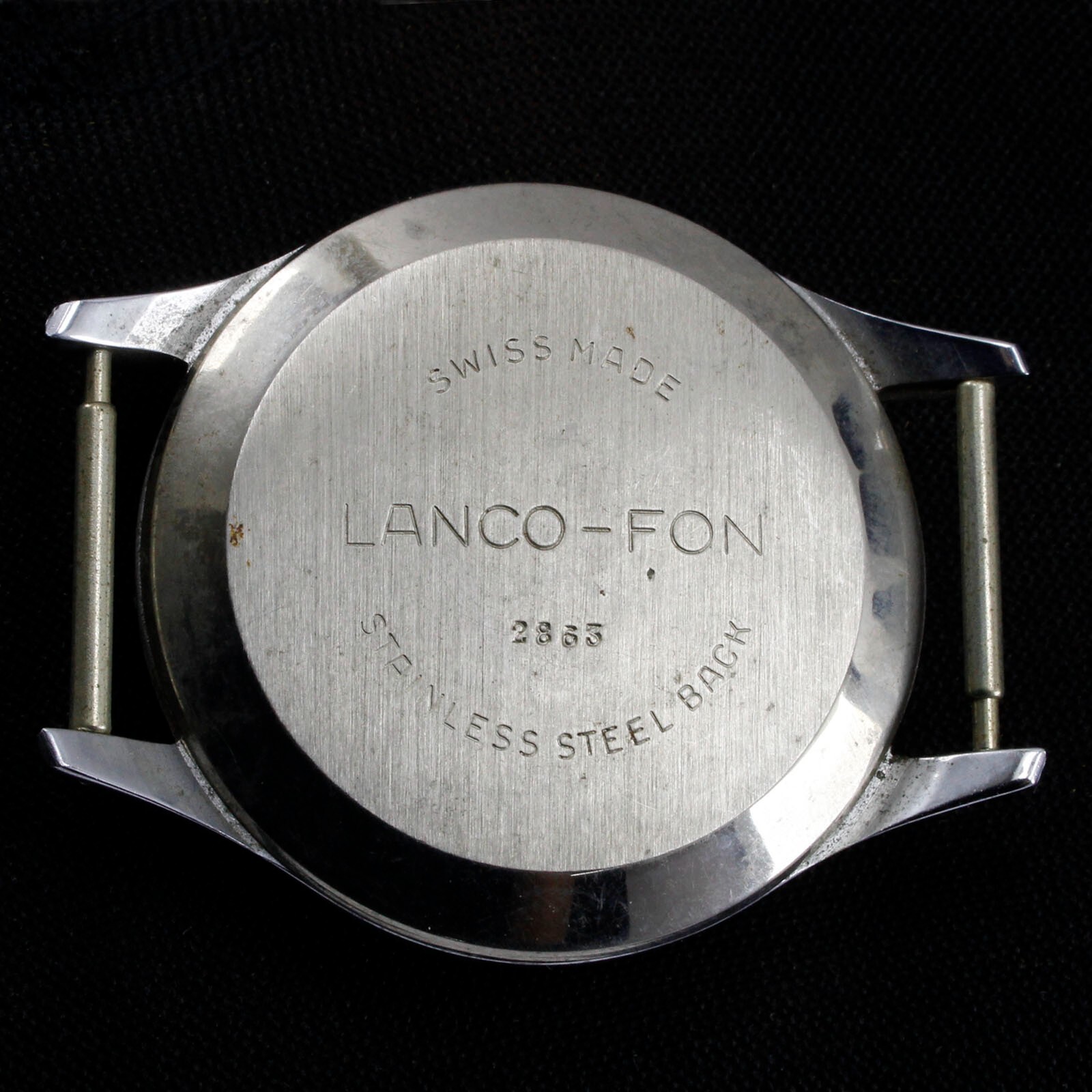 LANCO FON One Key Alarm Ref. 2863 Vintage Watch Case for Spares Only