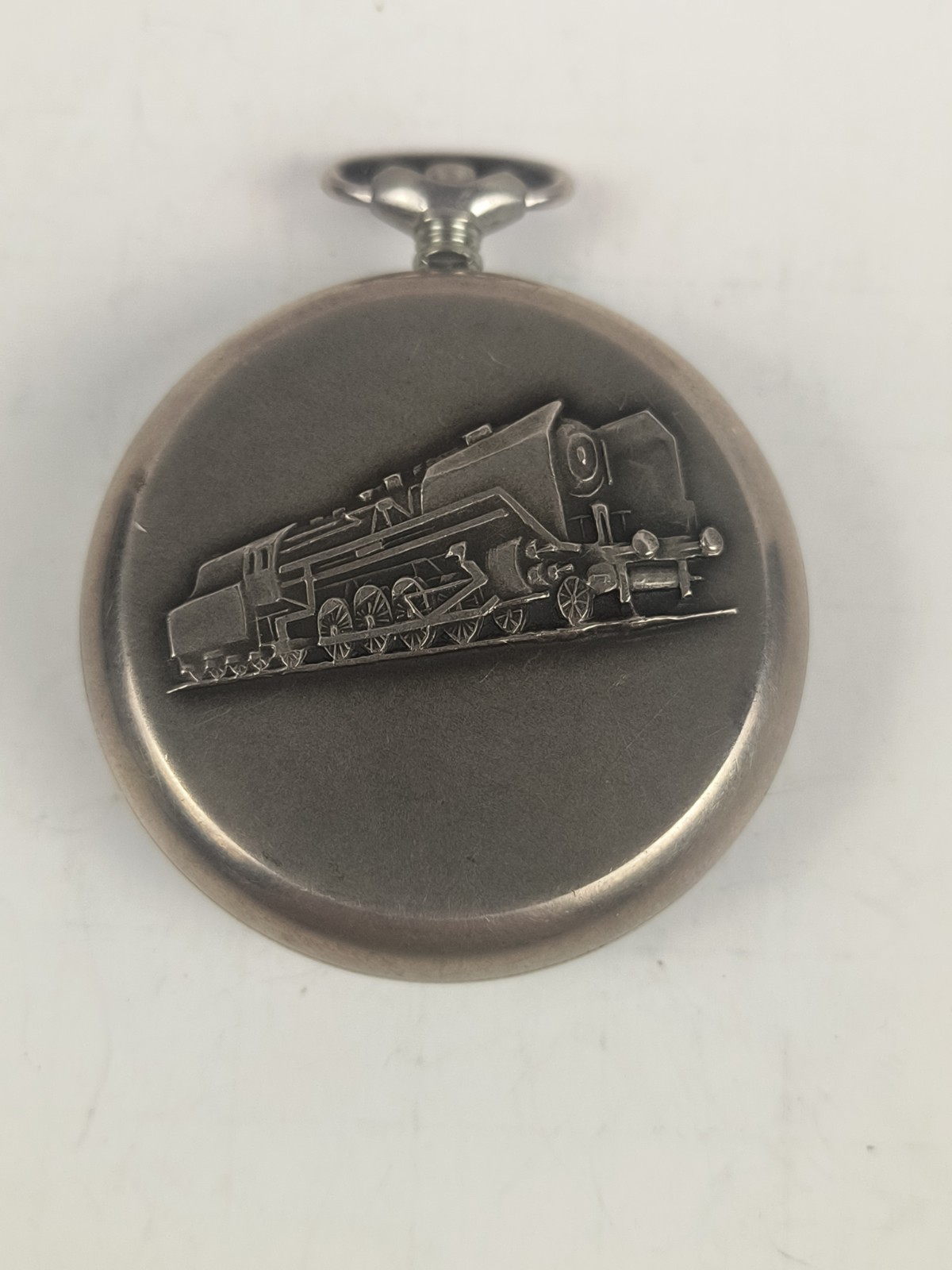 F- Railroad Locomotive Pocket Watch Case Only