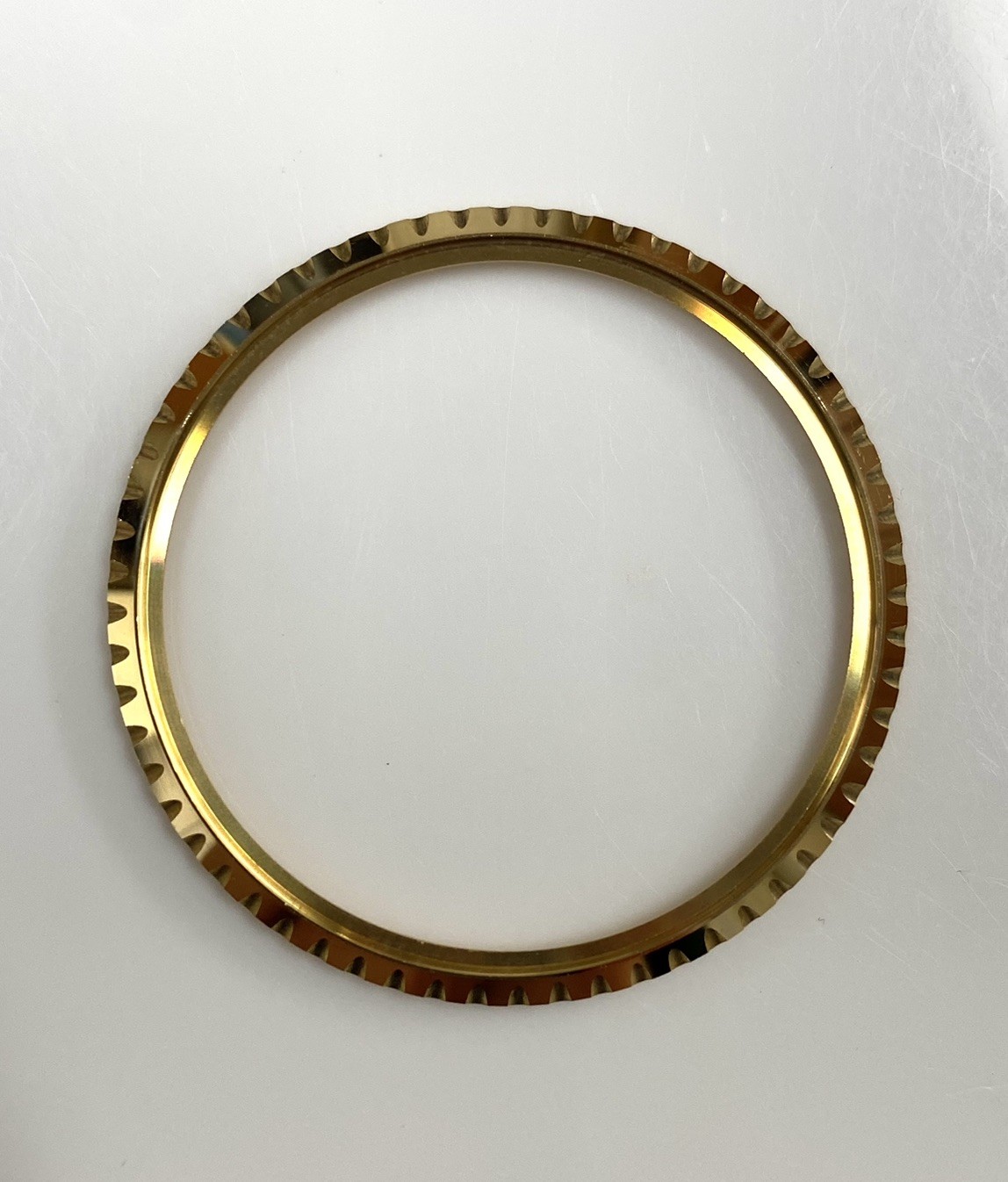 Genuine Rolex 18k Yellow Gold Rotating Bezel Ring 1670 1675 16750 16753 16758
