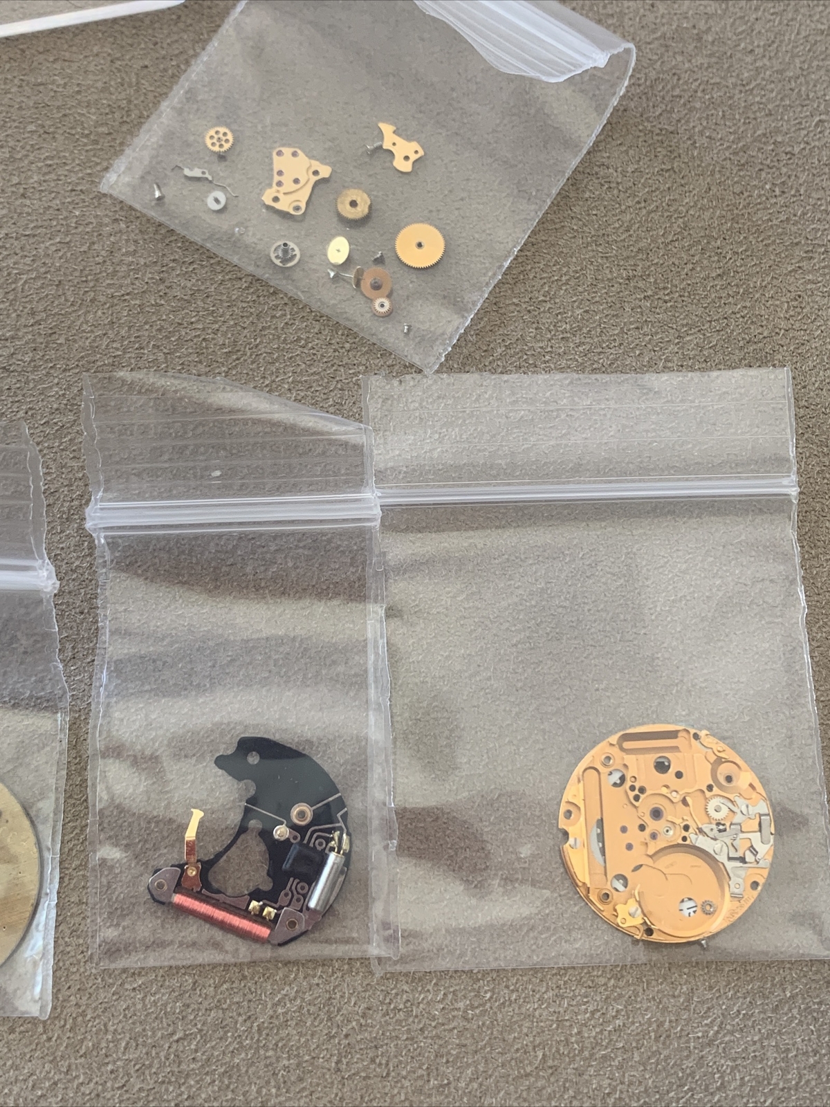 BUNDLE LOT ETA 256.0001 Movement Parts Accutron Marco Polo Dial SWISS Authentic