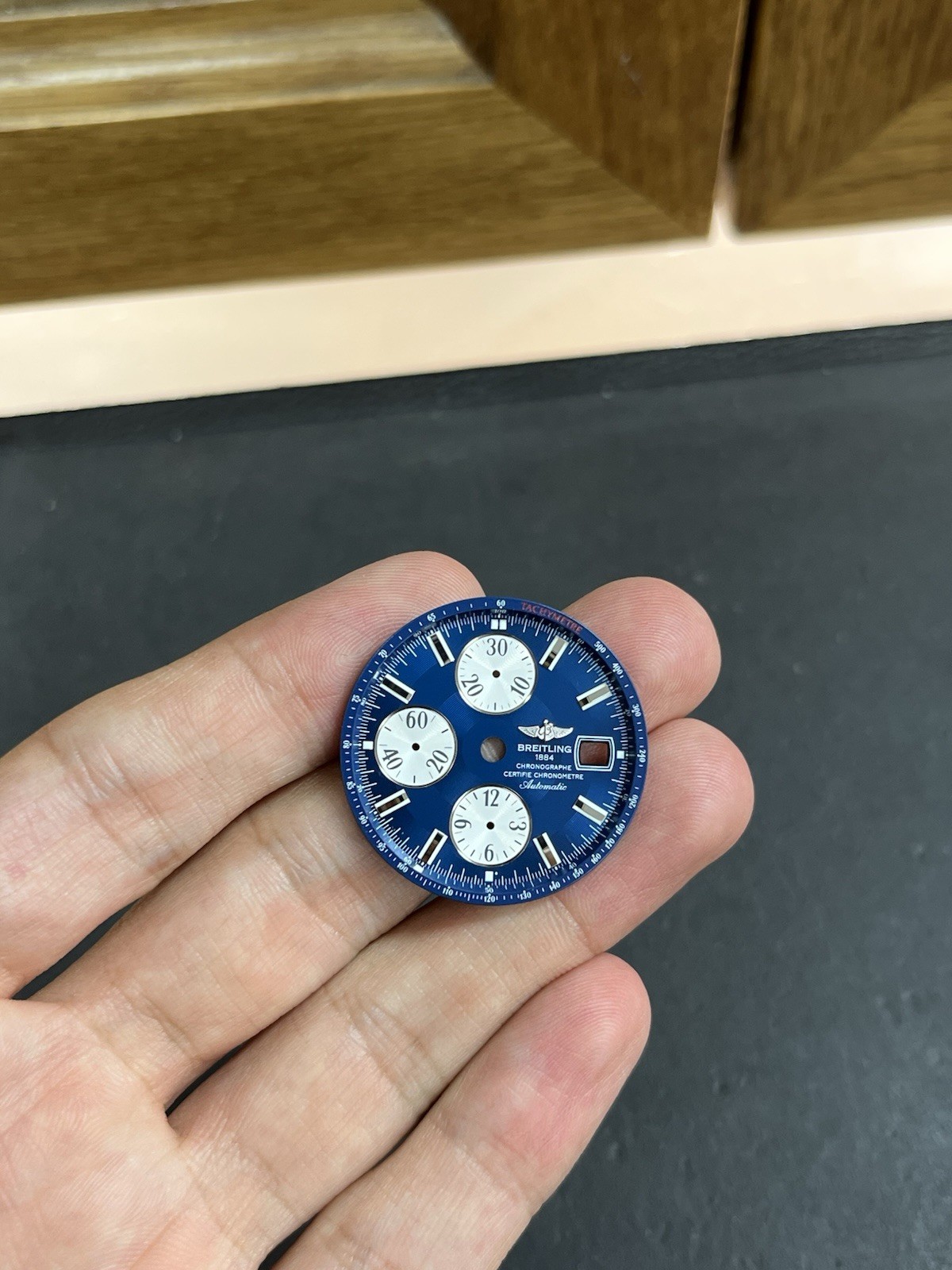 Genuine Breitling Chronomat Evolution 44mm Dial Blue A13356