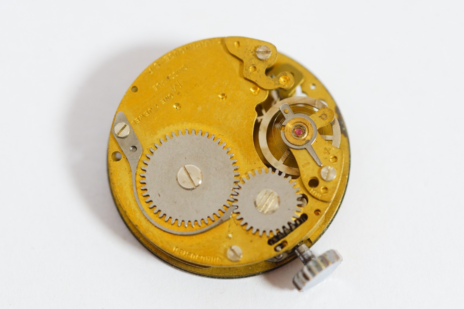 REGO 130 R Lapanouse Watch Movement Pin Lever Vintage Wristwatch Parts / Repair