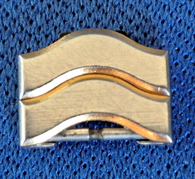 EBEL Sport Wave Classic 10mm Extra 2-Link Stainless Steel 18k Gold with Pin