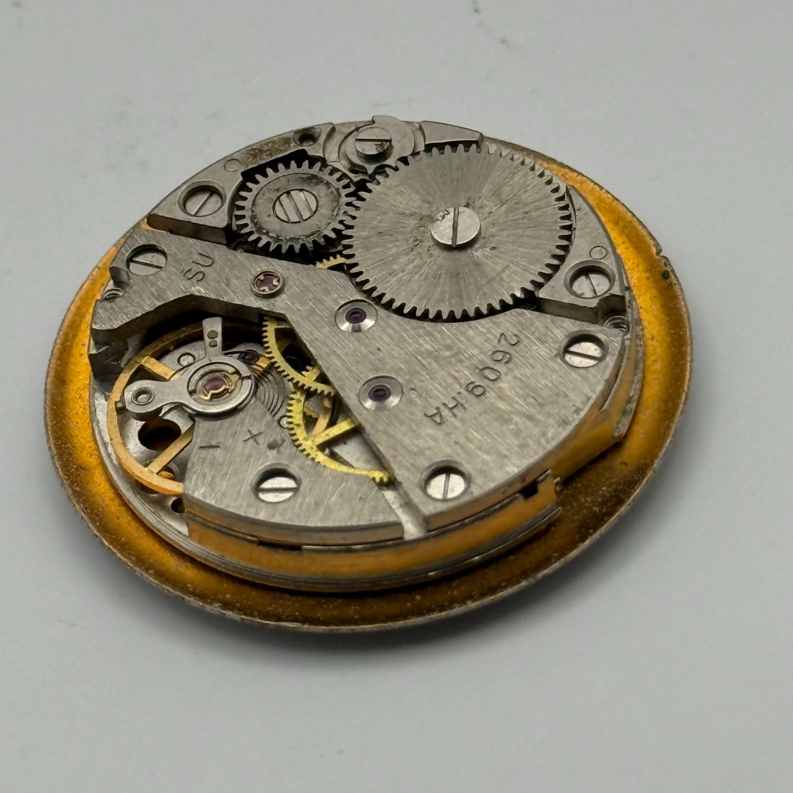 Poljot 2609.HA Watch Movement Sekonda 19 Jewels USSR Manual Vintage Parts 26.5mm