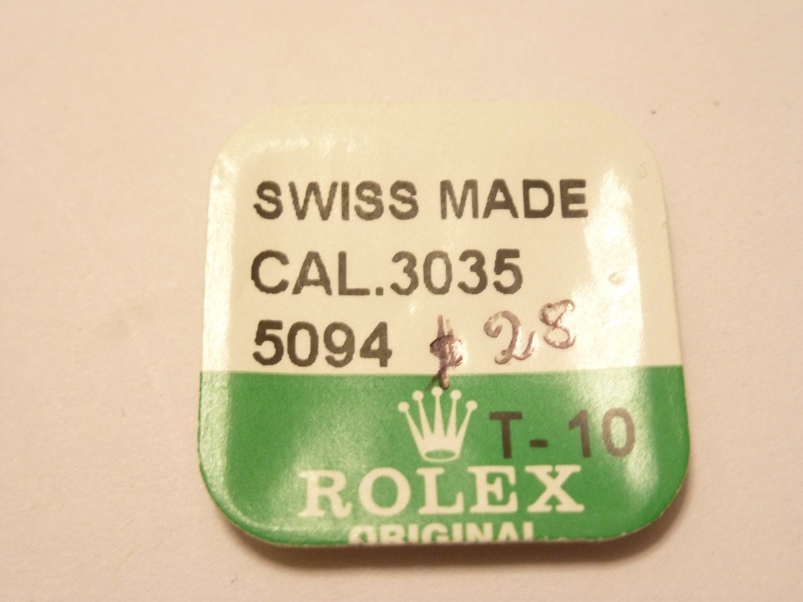 Authentic Rolex CAL 3035 5094 Date Wheel For Watch Caliber Package Original