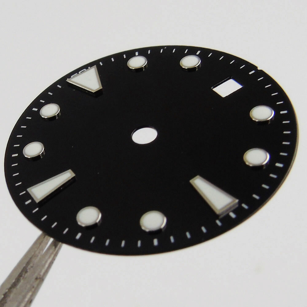 28.5mm Black Watch Dial+Watch Hands For Miyota 8215 821A 8205 DG 2813 NH35 NH36