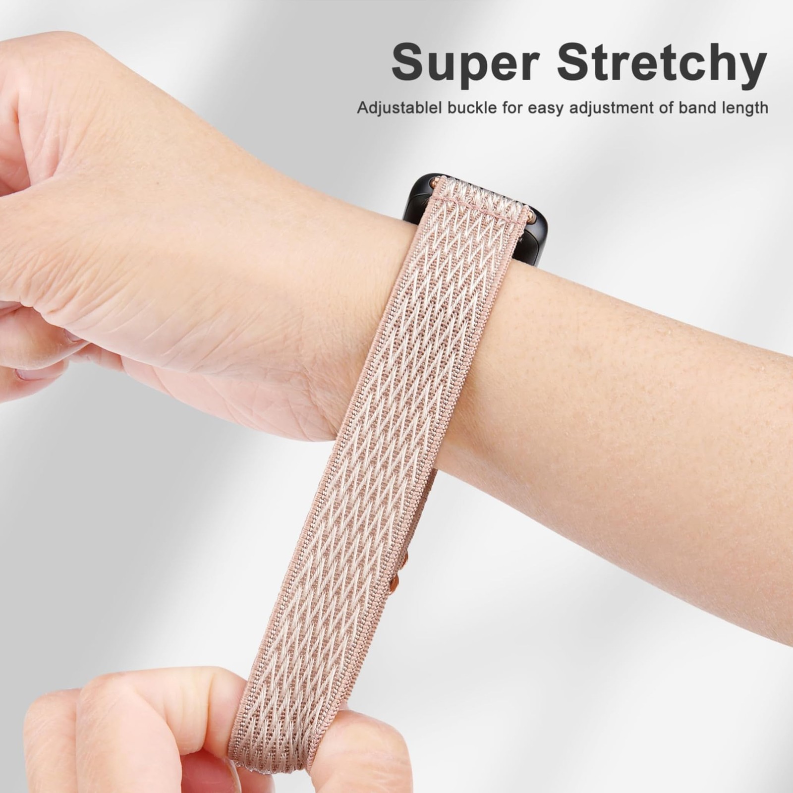 3 Pack Watch Bands for Spade Co Health Smartwatch 4, 22mm Elastic Nylon Repla…