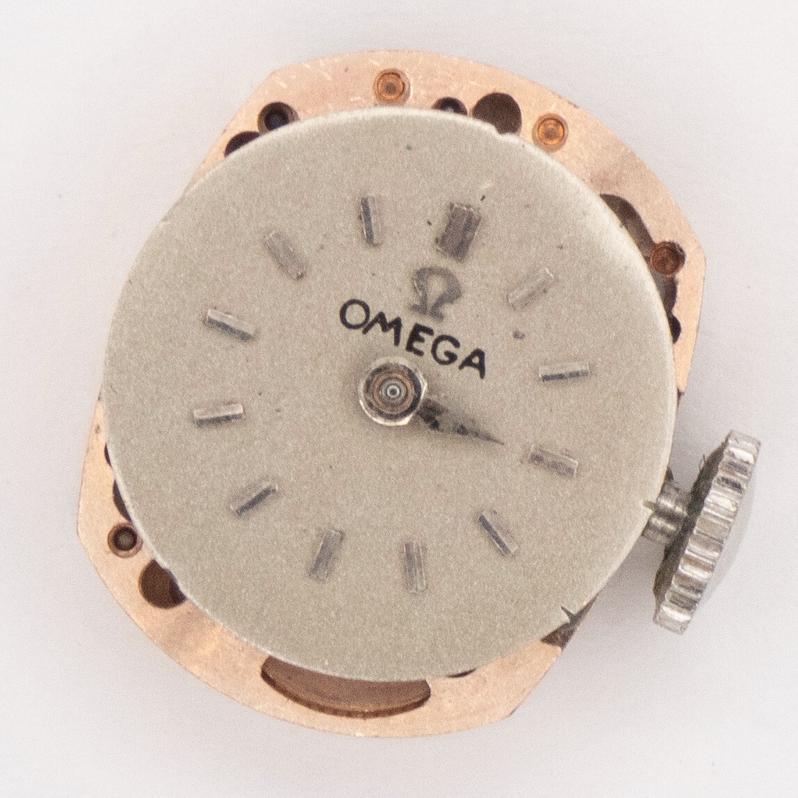 Vintage Omega Caliber 483 17-Jewel 2-Adjustment Wristwatch Movement, Runs