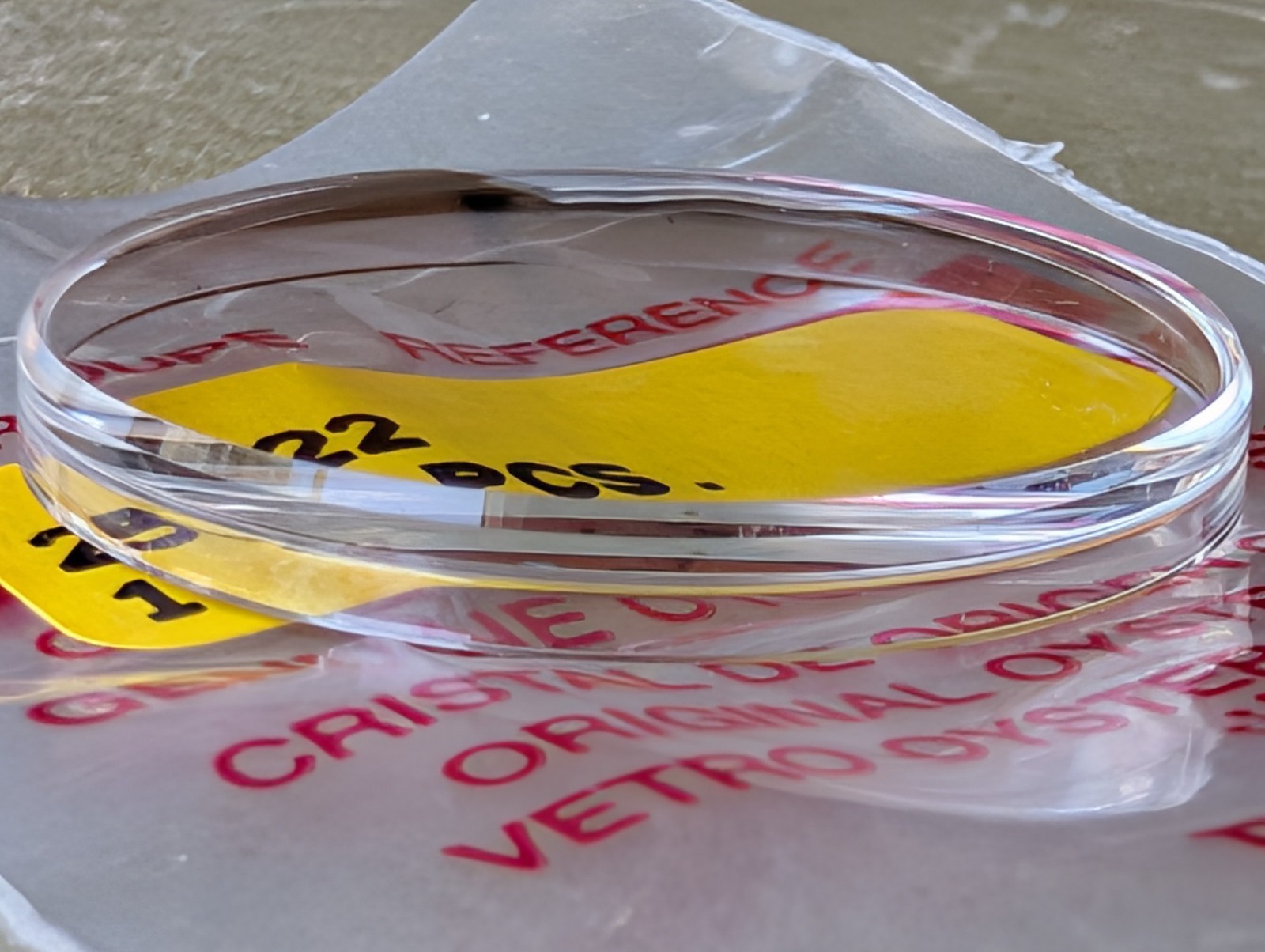 Vintage Rolex Tropic 22 Non-Superdome Flat Service Crystal For Explorer 1016