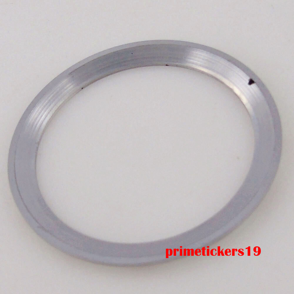 38mm*30.6mm Sloped Steel Watch Bezel Insert Ring Shiny Fit 40mm SUB Watch Case