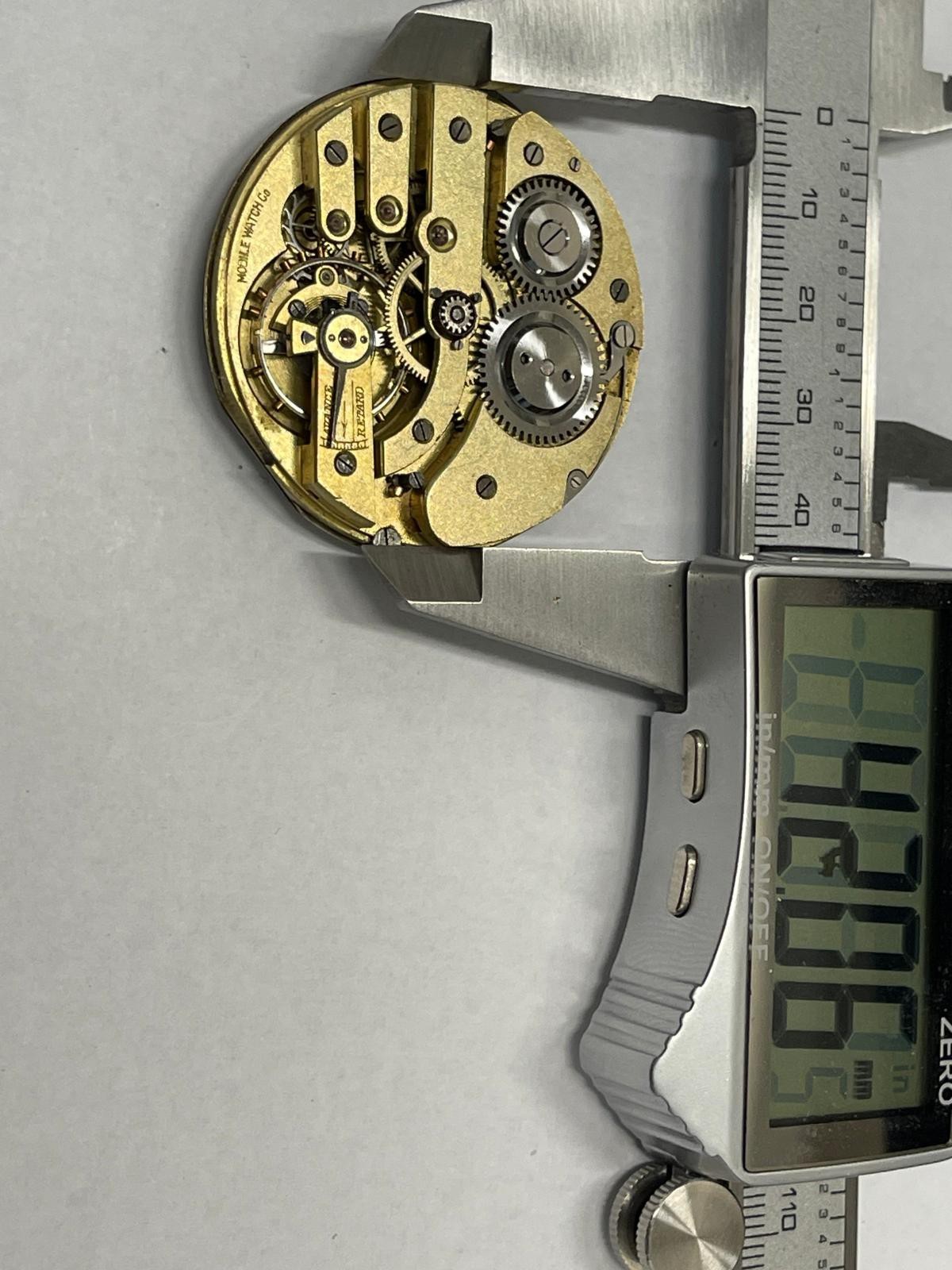 RARE NON WORKING POCKET WATCH MOVEMENT FOR PARTS RECOVERY – 078