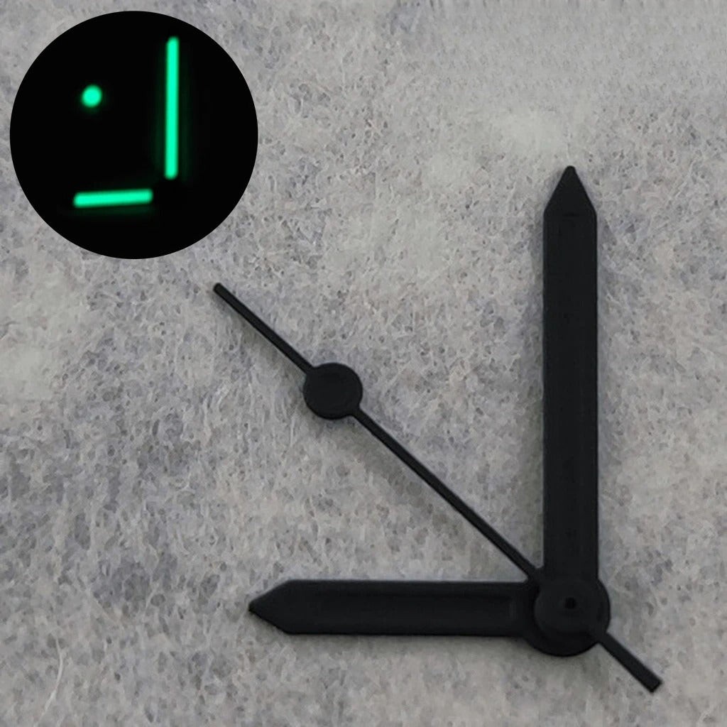 C3 Green Luminous Hands Watch Hands For NH34 NH35 NH36 NH38 7S26 4R35 4R36