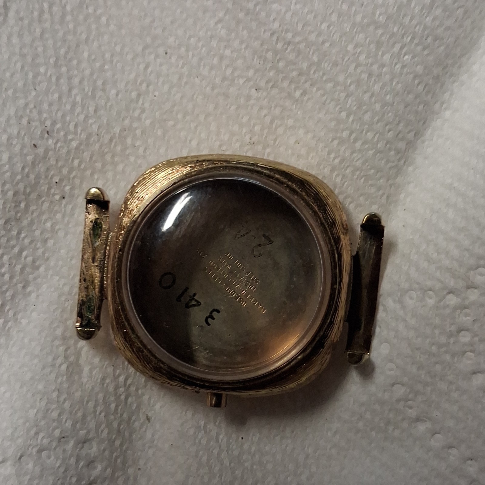 Bulova Gold Case for Bulova Watch Marked 3410, MPN H13252 C400