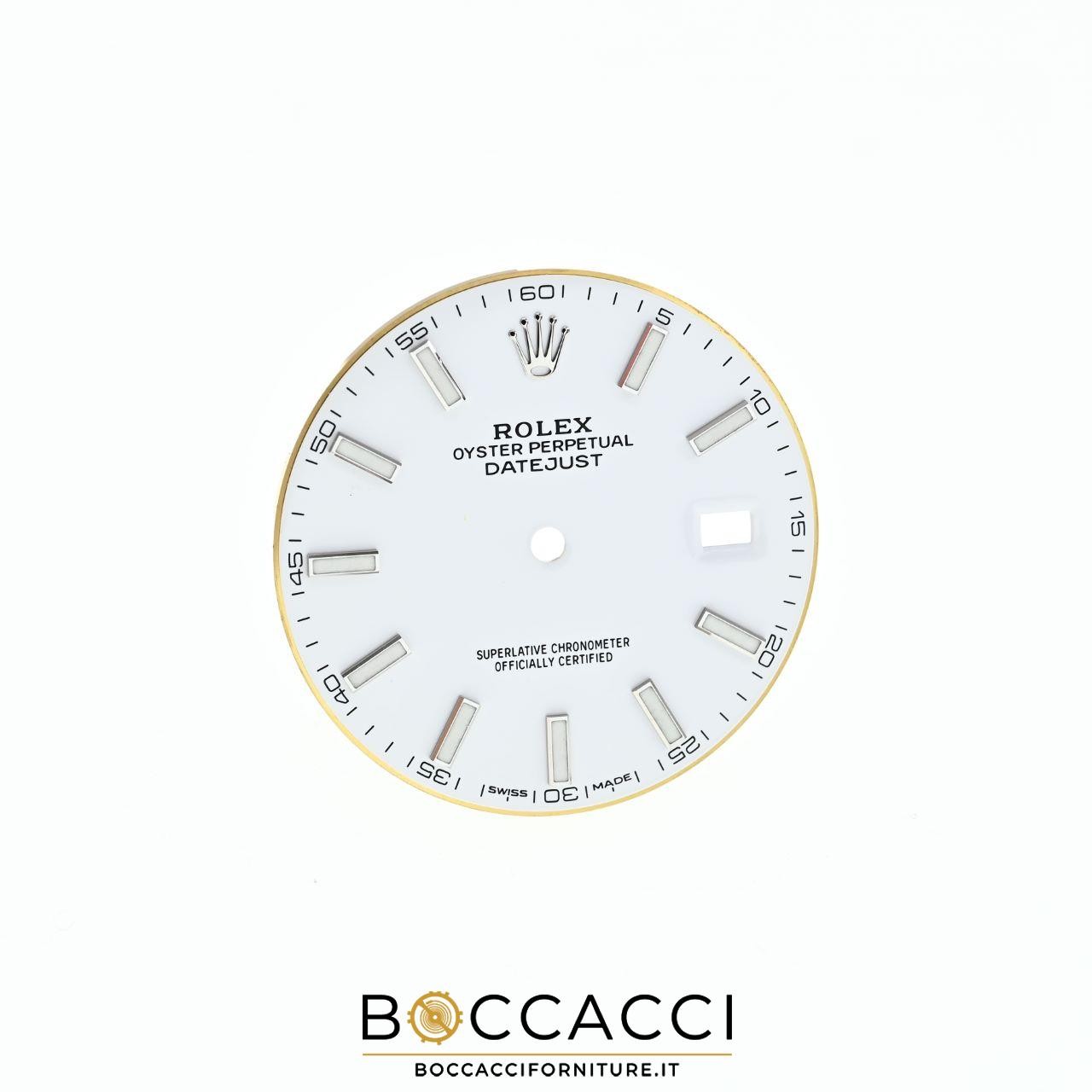 ROLEX White Dial for Datejust 41 126300 126334 Chromalight (EXCELLENT STATE)