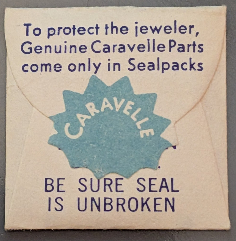 NOS Bulova Caravelle Cal. 11OFC – Upper & Lower Shock Springs Part# 111F 112F