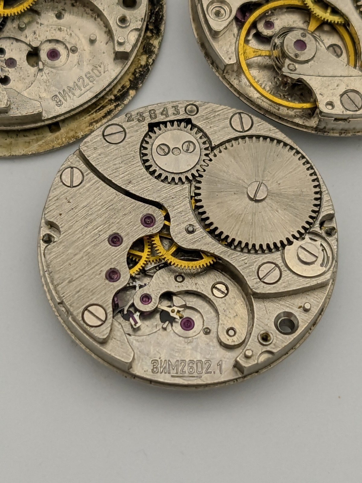 ZiM Pobeda 2602 Movement Soviet USSR For Parts Or Repairs