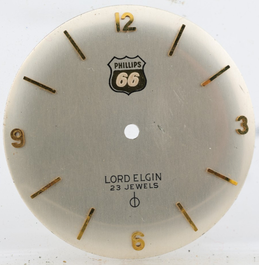 PHILLIPS 66, LORD ELGIN NOS 23j WRIST WATCH DIAL 28.25mm (JX)