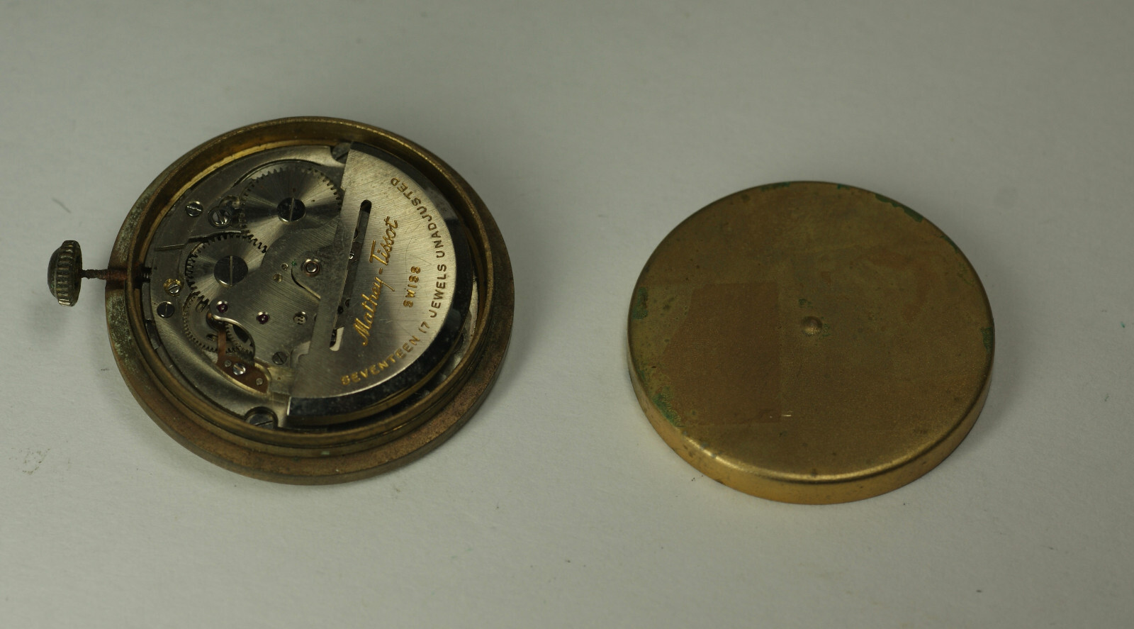 Mathey-Tissot “Matheymatic” Power Reserve Watch Movement Dial Hands RUNNING