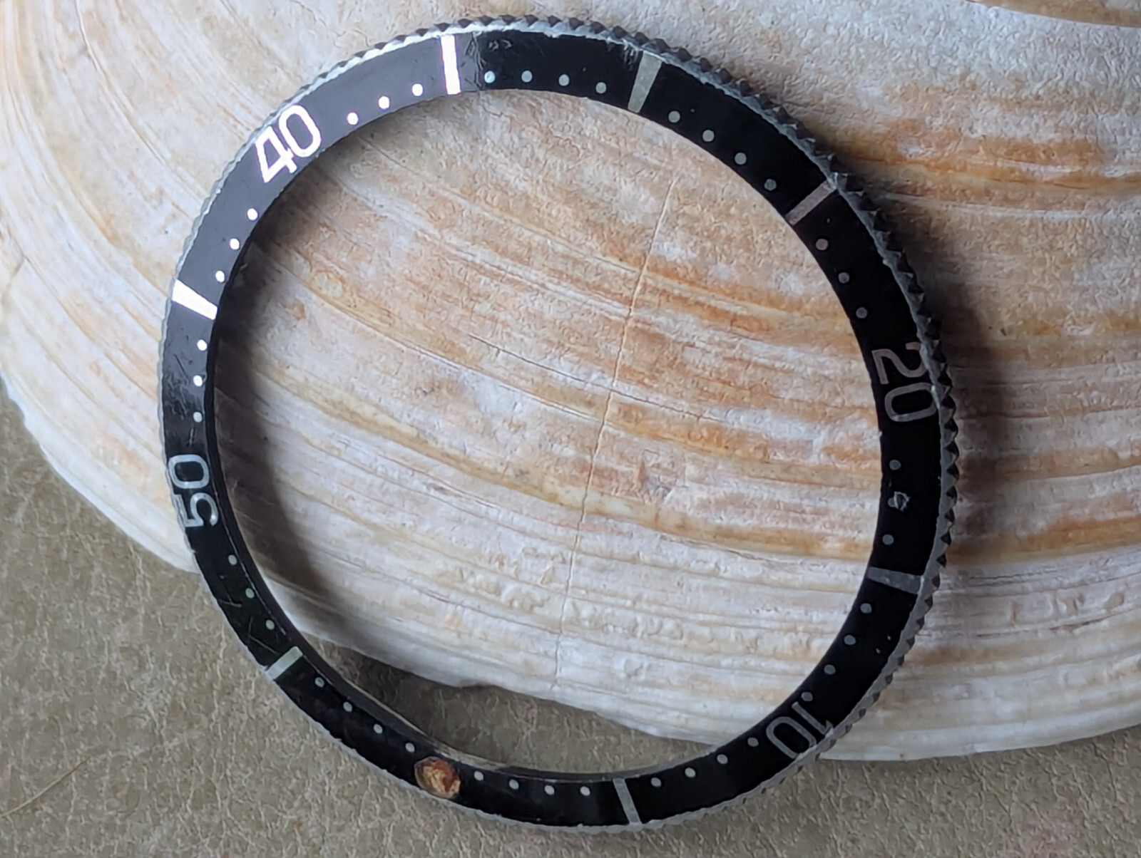Vintage Early 1960’s 1st Gen Titus Calypsomatic 5913 Diver COUNTDOWN BEZEL ONLY