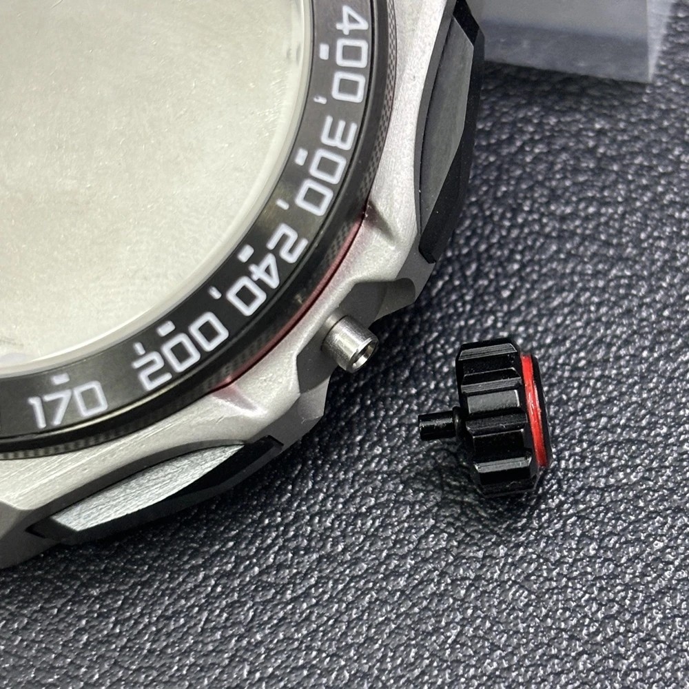 42mm Watch Case Chronograph Metal Fit VK63 Movement 18.5mm Strap Parts