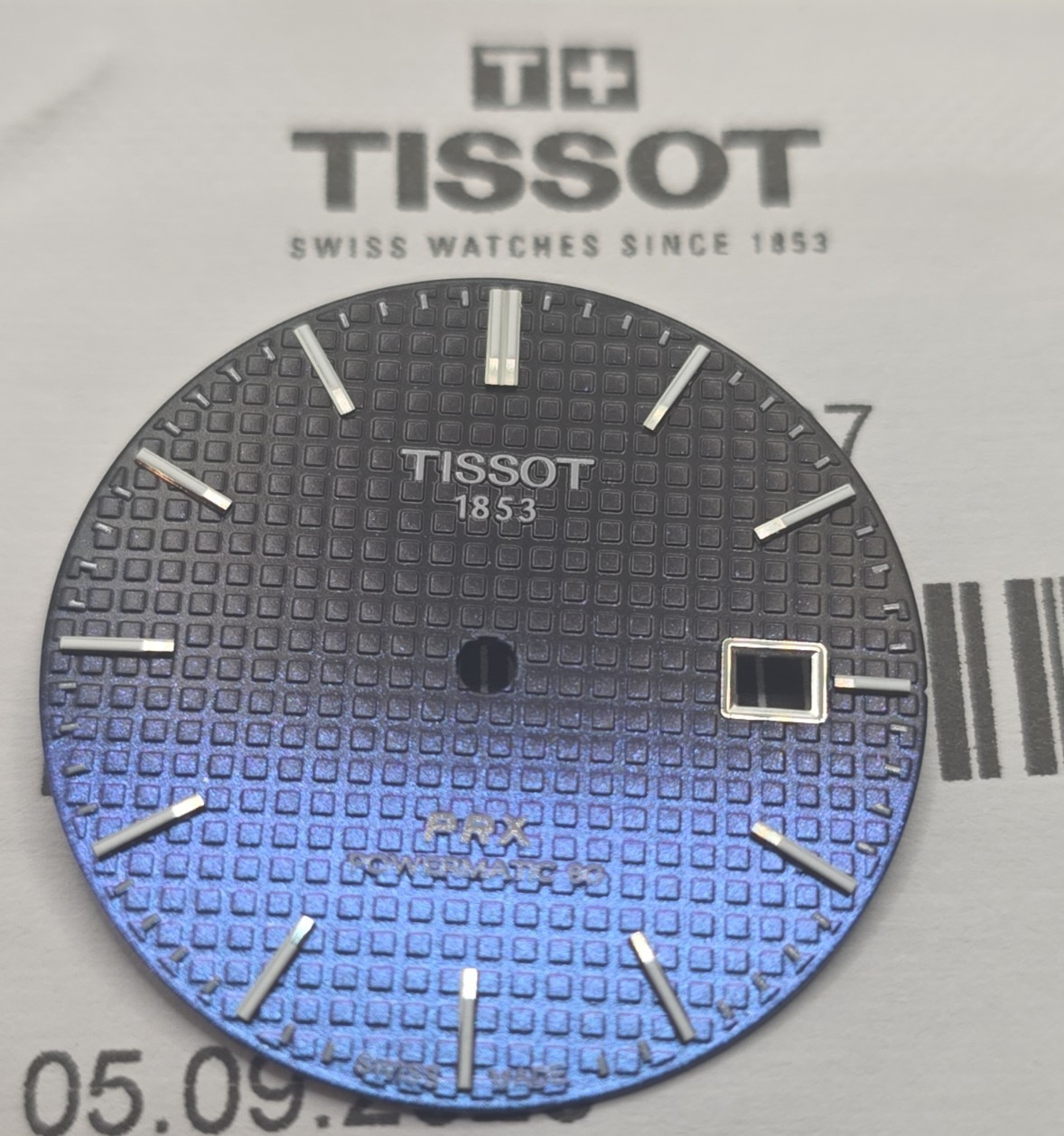 Tissot PRX Gradient Powermatic 80 Original Dial New T400046697 Black/Blue