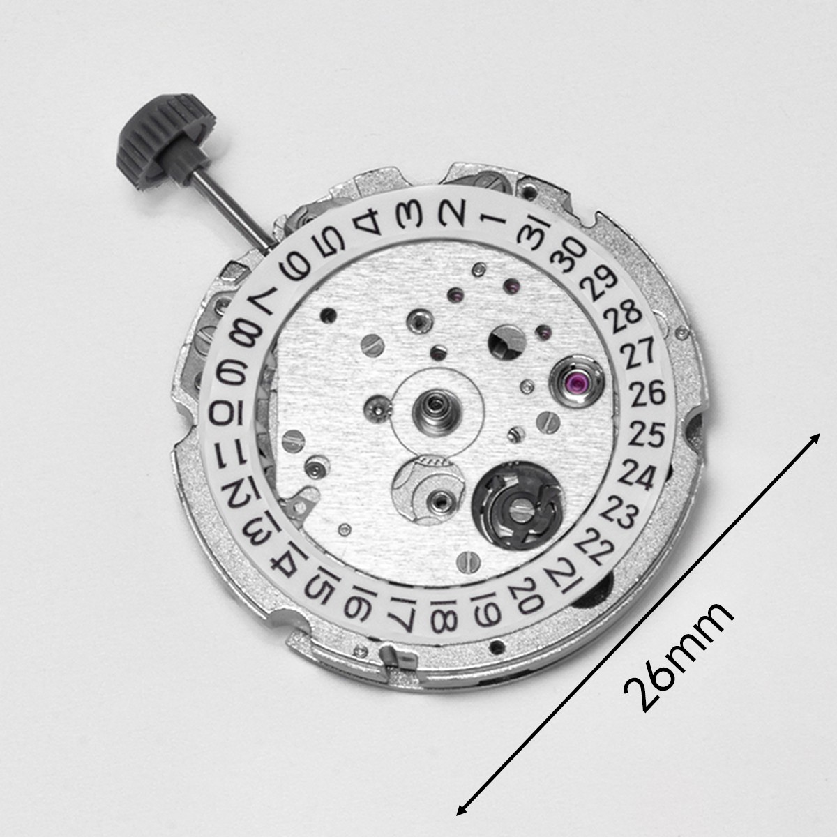 Original 8215 Watch Automatic Movement 21 Jewels, Date at 3 + Extra Parts