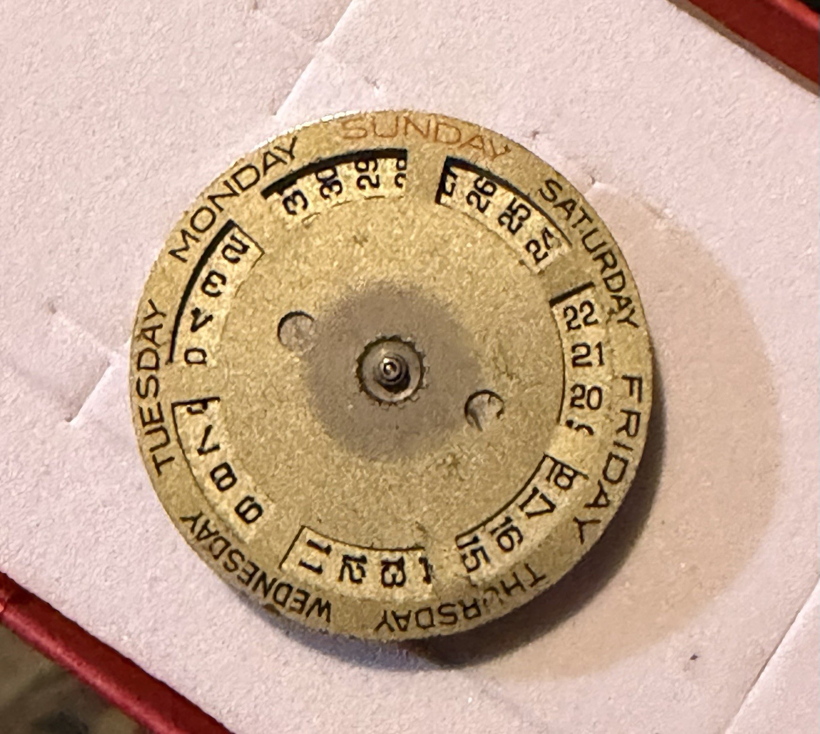Vintage Rare Automatic Watch Movement 21 Jewels