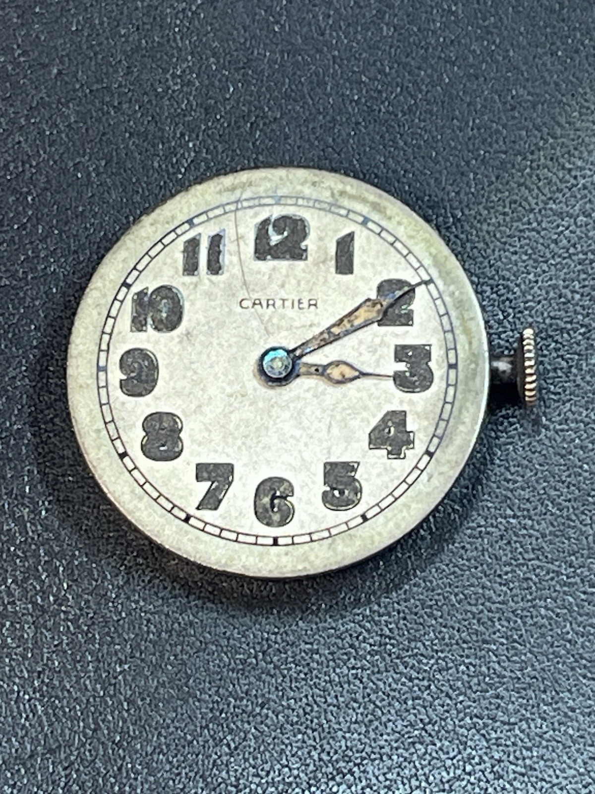 CARTIER IWC INTERNATIONAL WATCH CO. Cal. 75 Movement 1917 WW1 Era Vintage Swiss
