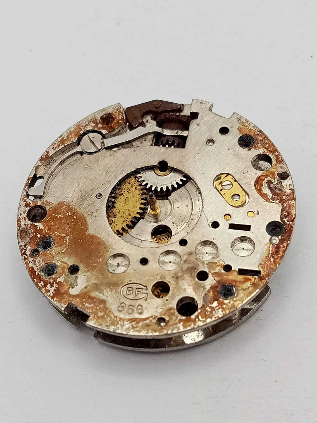 Cal.bf-866 manual winding watch movement (need service)