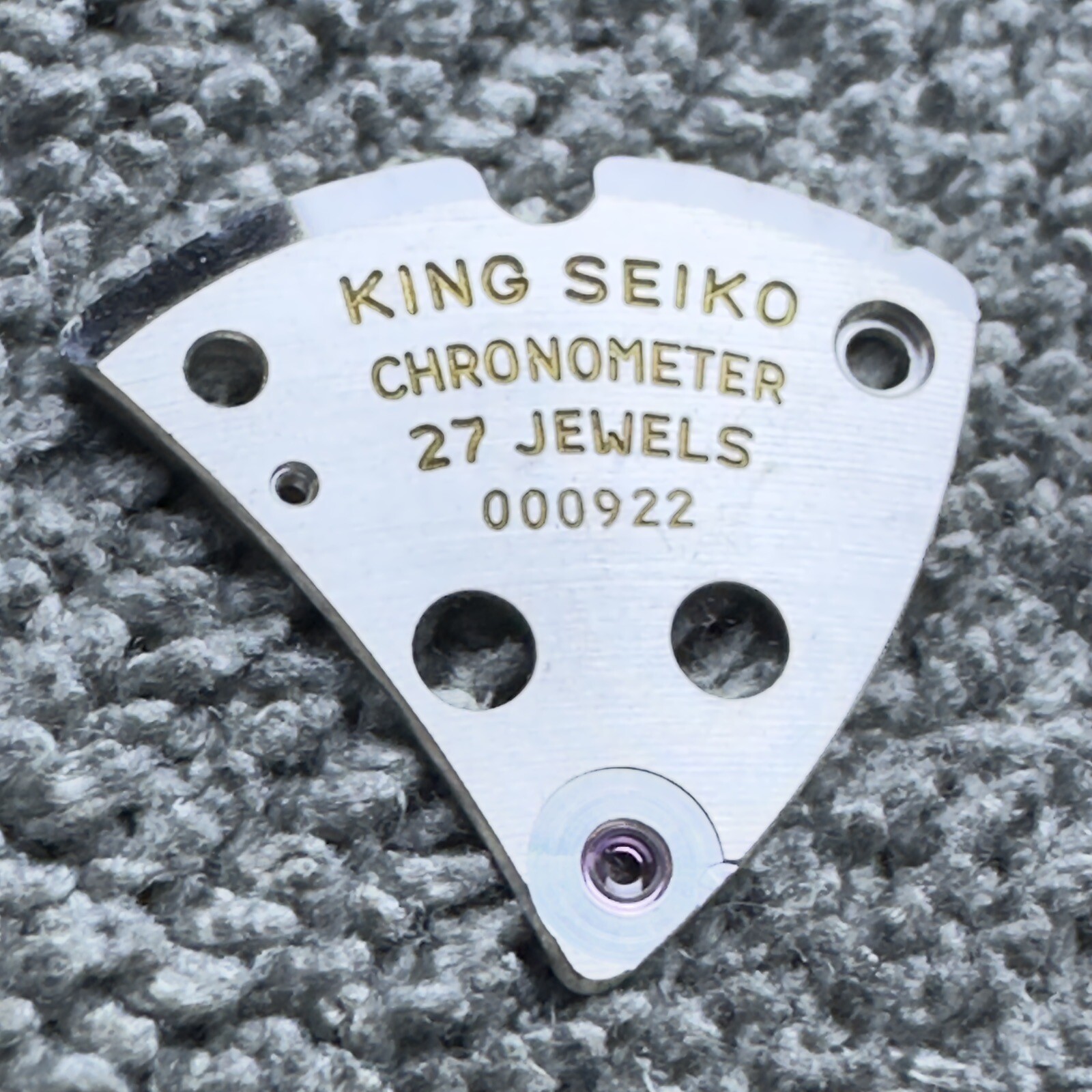 NEW OLD STOCK THIRD-WHEEL BRIDGE FOR VINTAGE KING SEIKO KS 4420-9990 4420A
