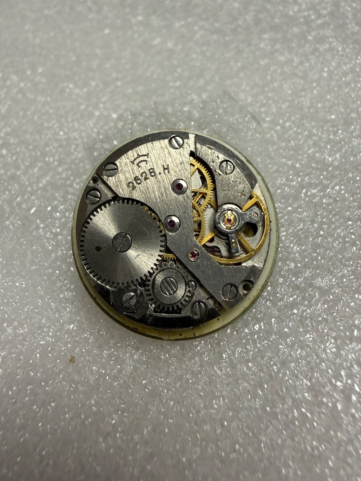 Watch movement USSR Raketa Cal.2628.H. plus Dial. For parts .