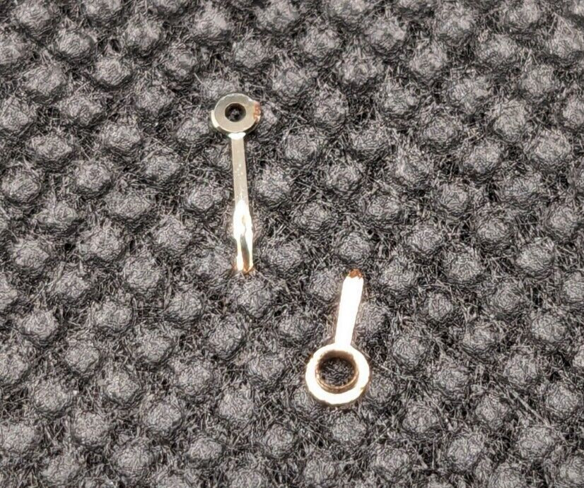 NOS Genuine Bulova 6BKC SI 10 HR/MIN Watch Hands Set/Pair #63-64 Silver – Index
