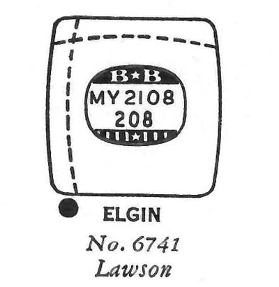 ELGIN : MULTIPLE MODELS – Tonneau 21.0mm x 20.8mm