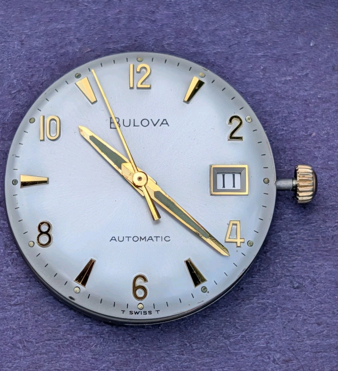 Bulova, 17 jewel Automatic mov’t (cal 11BLACD) Running Order!