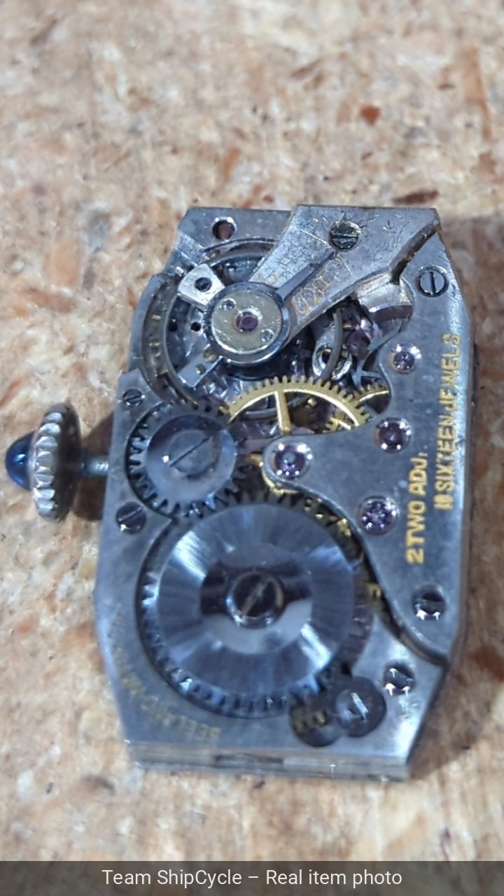 Vintage Seeland Watch Co LDS Mechanical Wristwatch Movement Parts Rep G2U