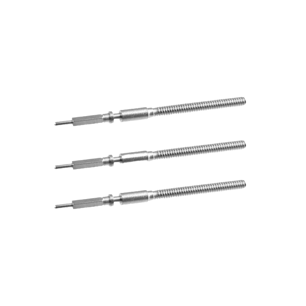3 Winding Stem For Rolex 3035 Movement 16610, 16013, 16014, 16250, 16253, 16660