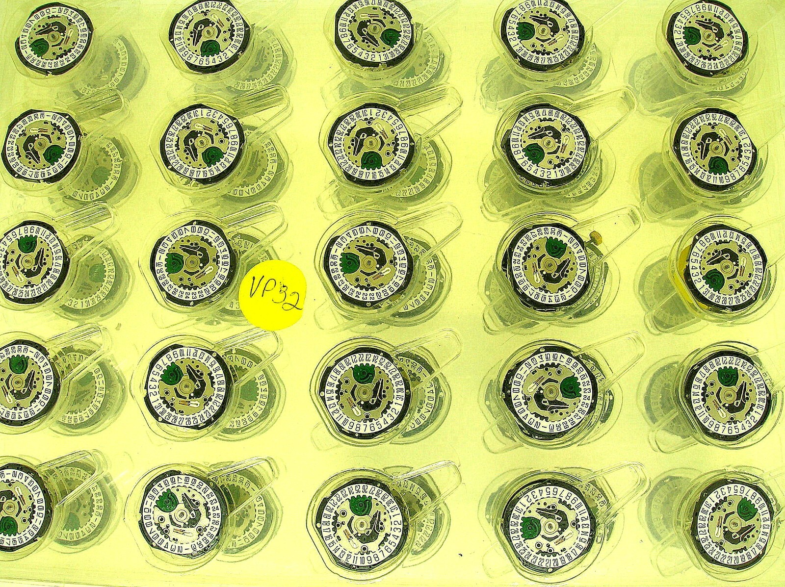 VP32 SHIOJIRI (SEIKO) JAPAN WATCH MOVEMENTS – LOT OF 5 UNITS NOS – FREE SHIPPING