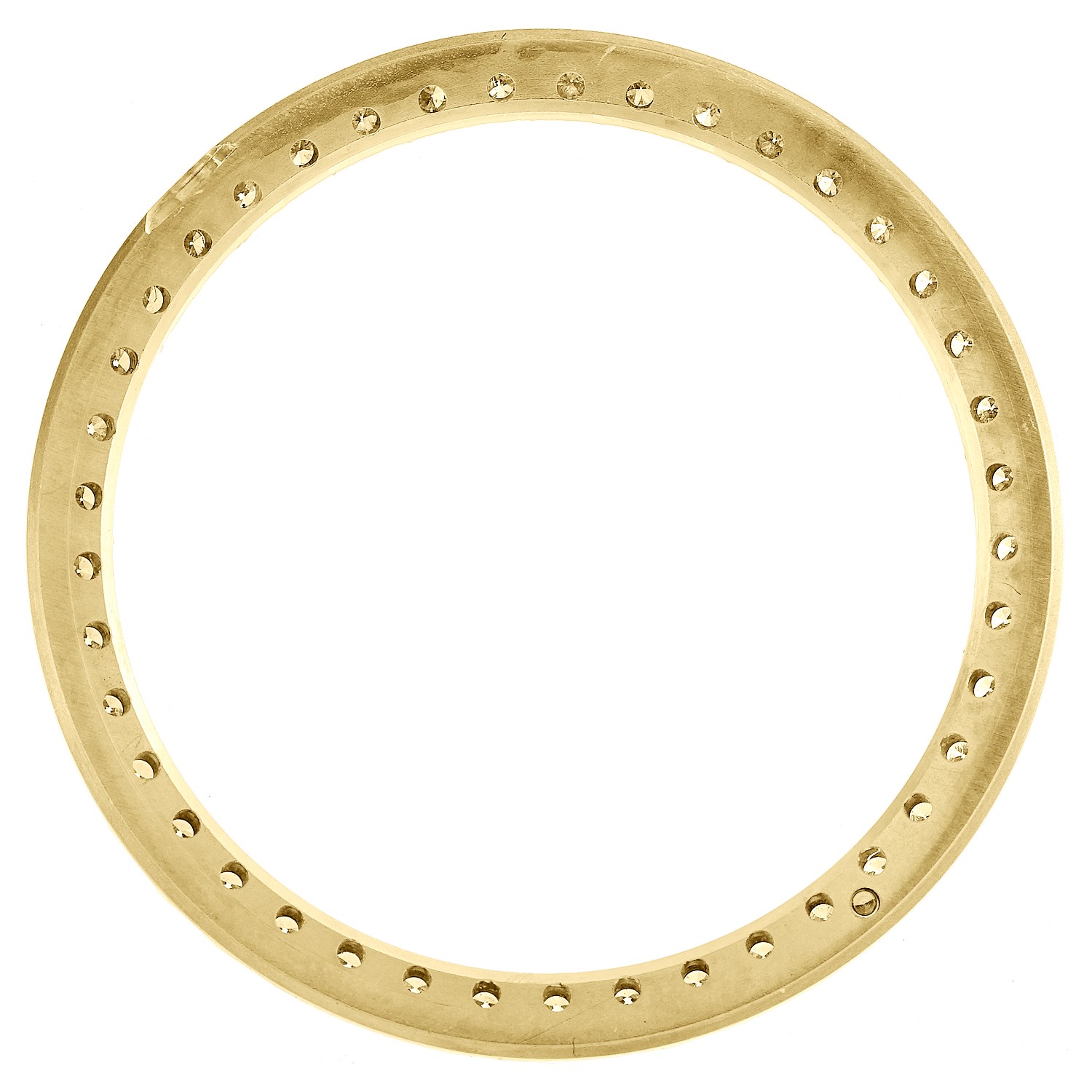 Custom U-Cut Lab Grown Diamond Bezel Fits Rolex DateJust 36mm Watch 2.10 CT.
