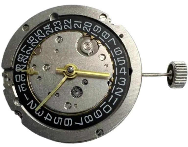 Chinese Automatic Mechanical Watch Movement ST2557 3Hands, Overall Height 9.5mm