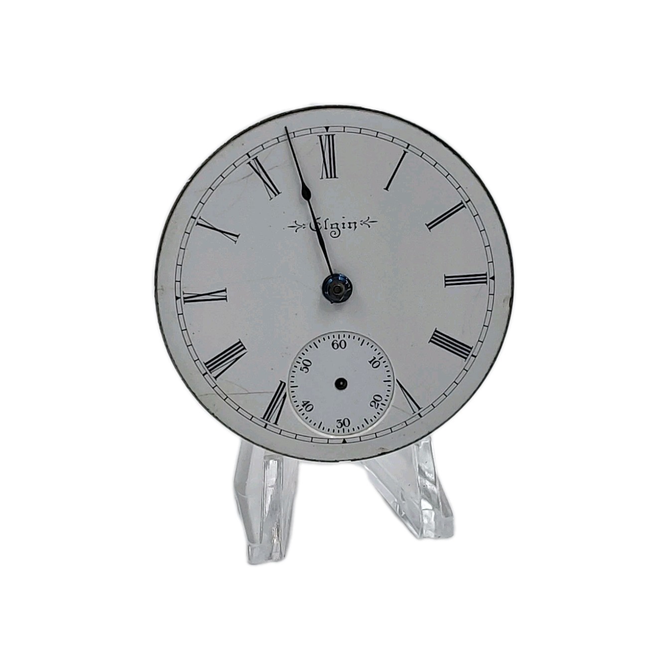 Elgin 288 18s Movement Sunk Enamel Dial Pocket Watch Parts Video 1677