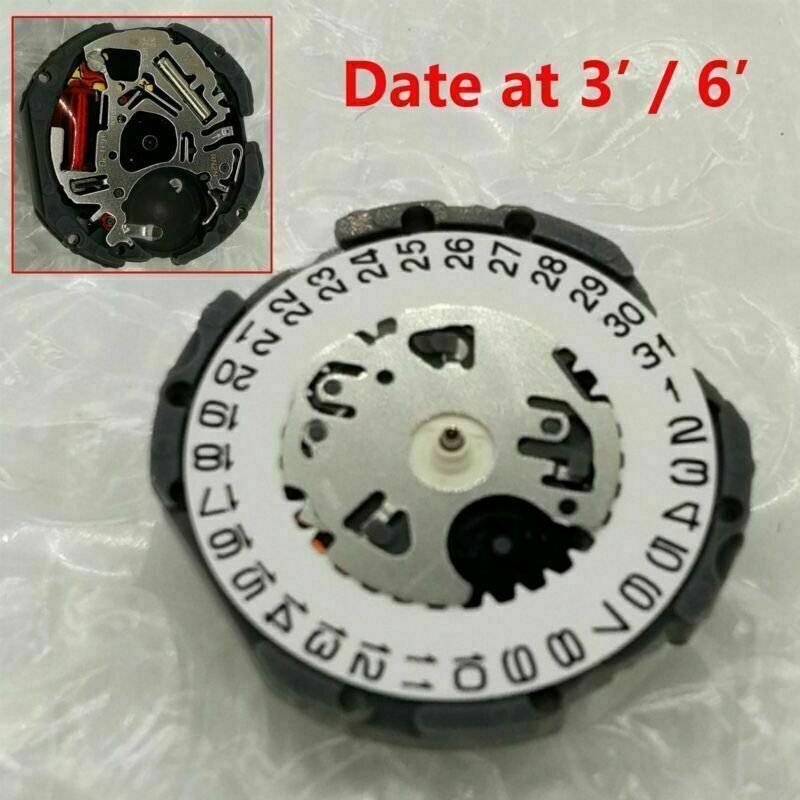 For MIYOTA VJ12B Quartz Watch Movement Date at 3’ / 6’ Watch Accessories Kits