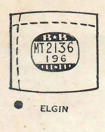 ELGIN : 5512 – Tonneau 21.3mm x 19.6mm