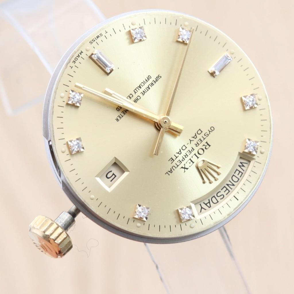 Rolex Cal 3055 Men’s 36mm DAY-DATE SINGLE QUICK SET Movement for18038 Working