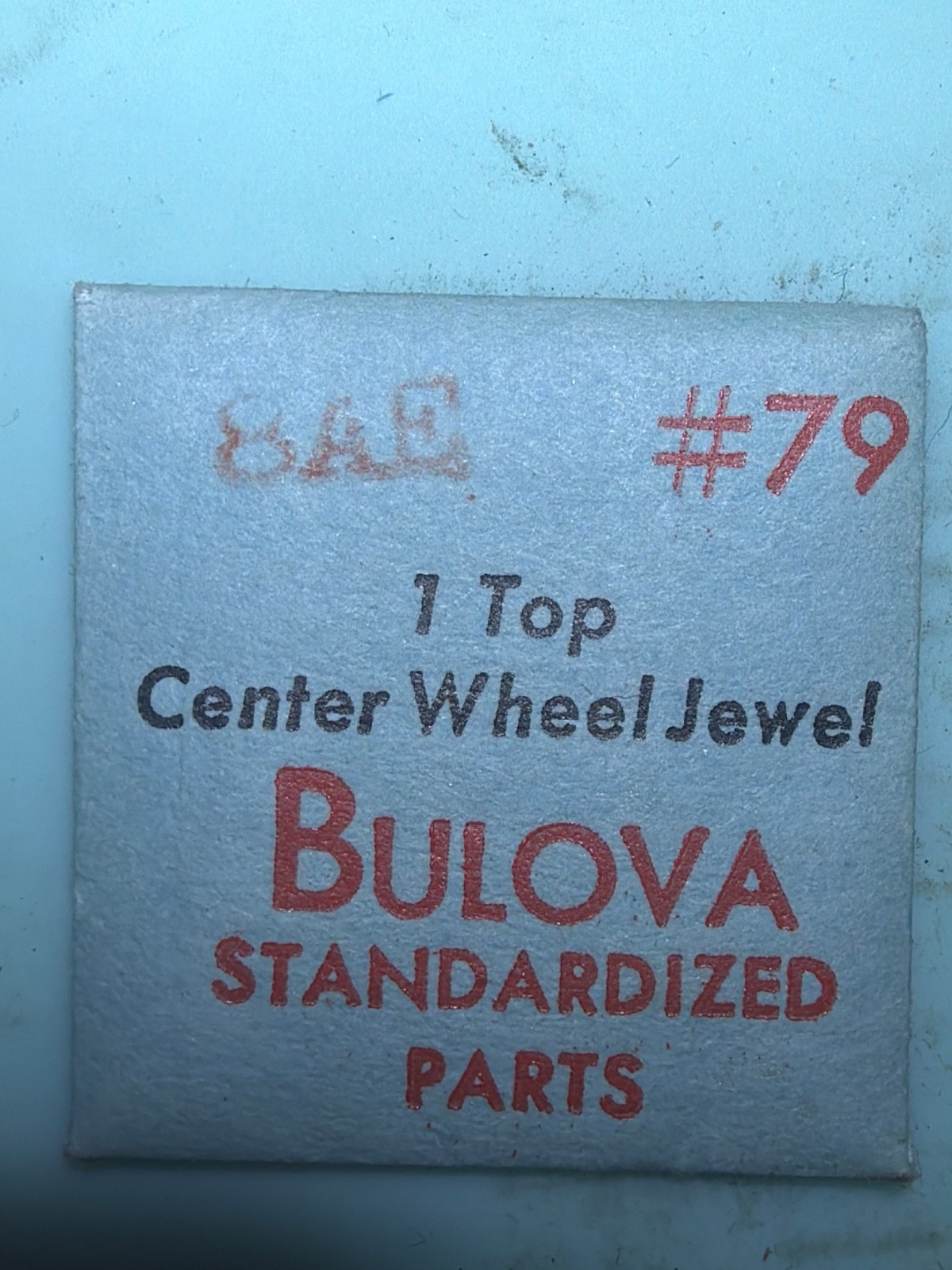 Bulova #79 – Upper Center Wheel Jewel – NOS – Various Calibers
